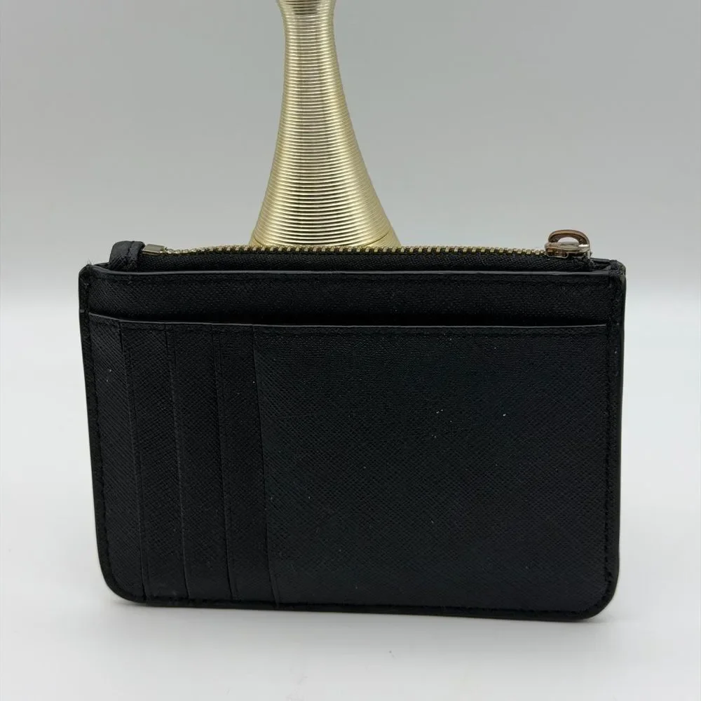 Kate Spade Pebble Leather Wallet with Gold Accents